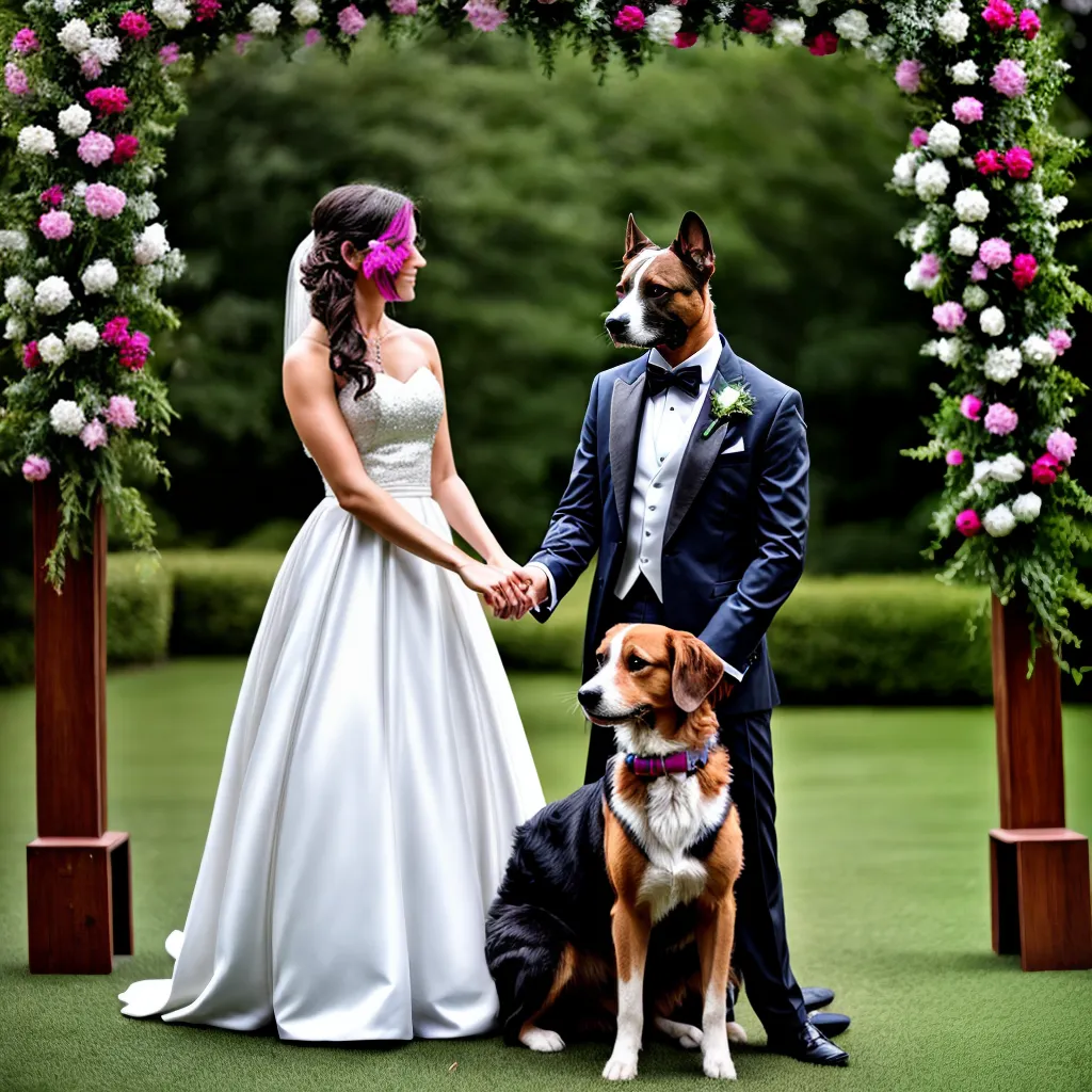 casamento pet amor lacos natureza