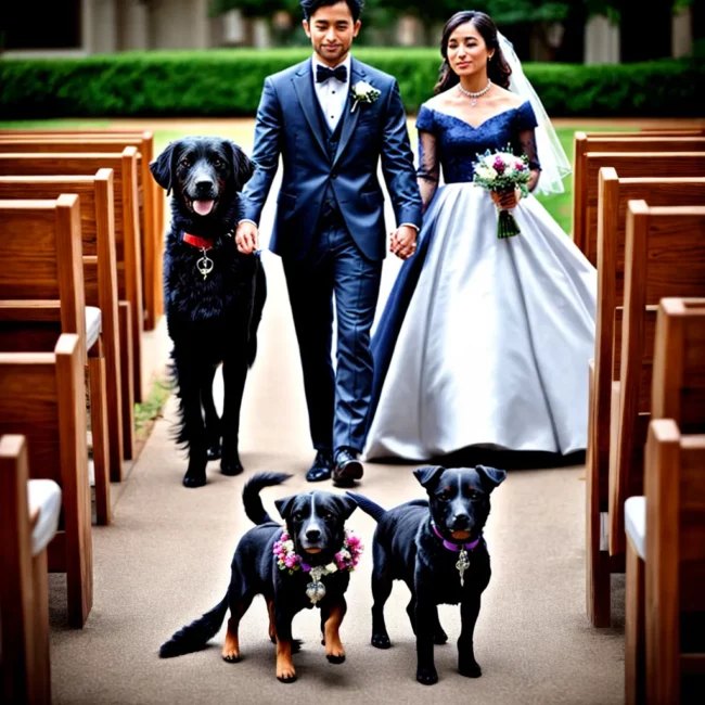 casamento cachorro caos altar casamento cachorro caos altar