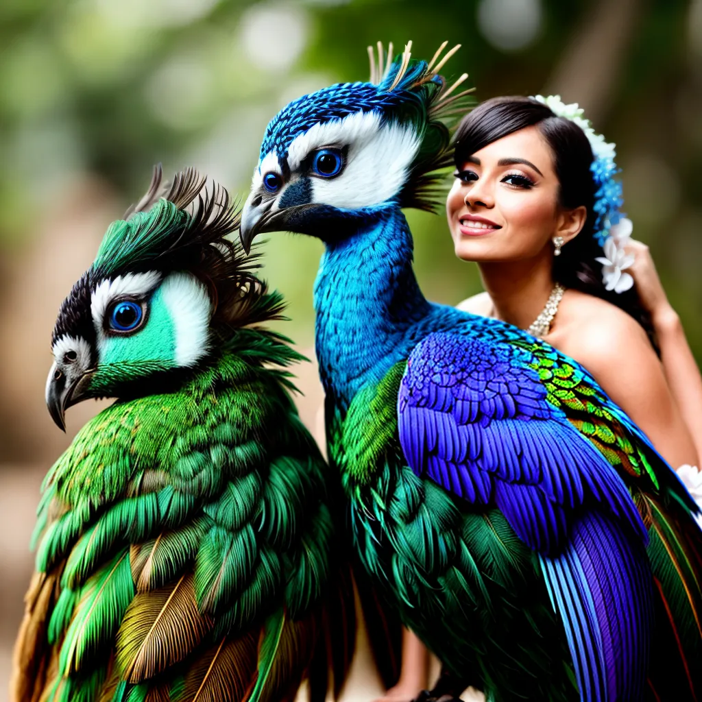 casamento exotico animais lemur pavao