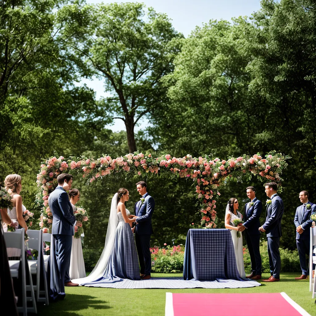 casamento ar livre noivos cachorro floral