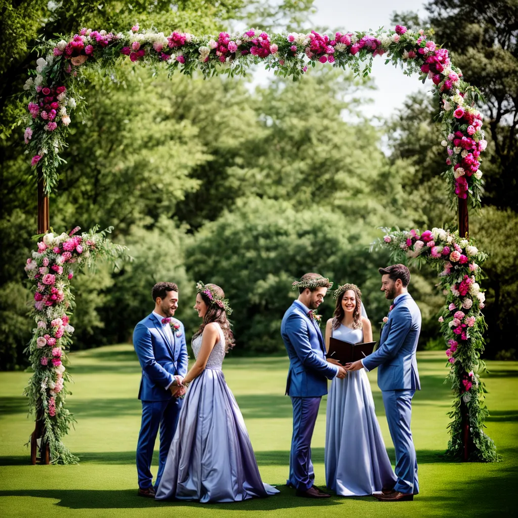 casamento ar livre cerimonia cachorros