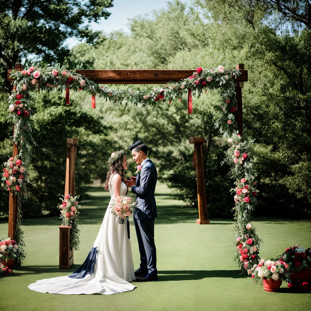 casamento ar livre casal votos cachorros