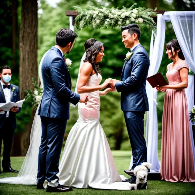 casamento noivos cachorro fofo casamento noivos cachorro fofo