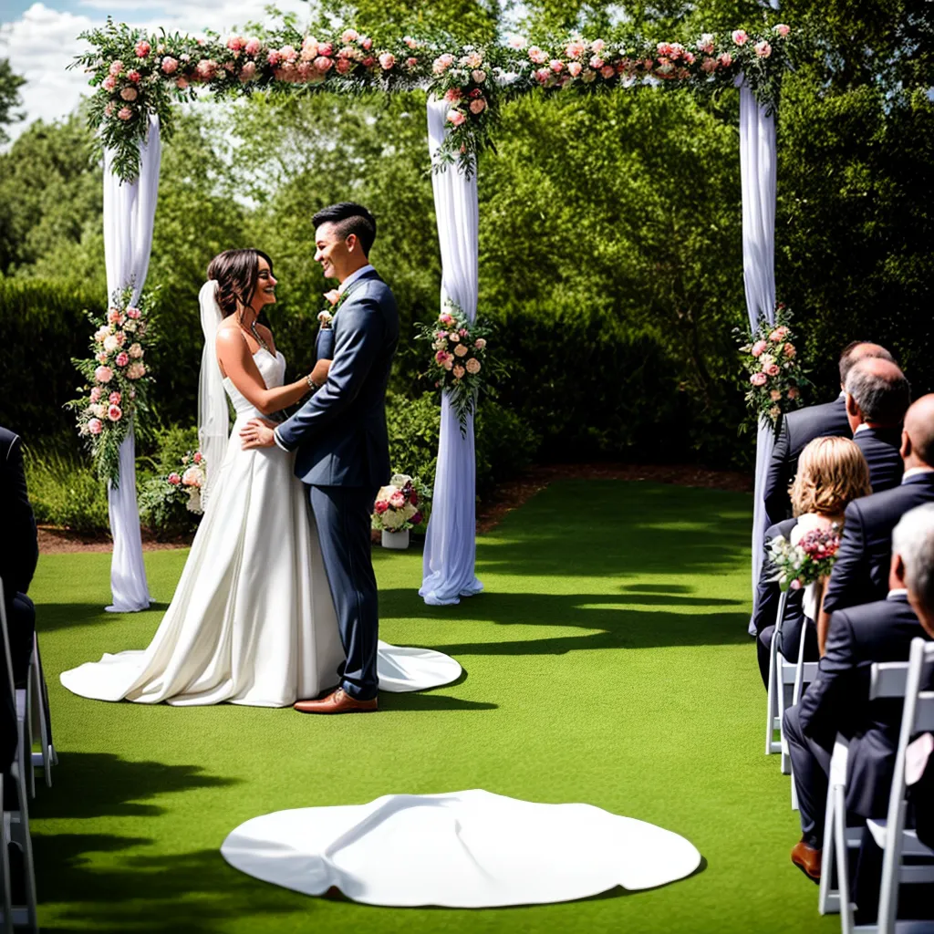 casamento ar livre cerimonia cachorro floral