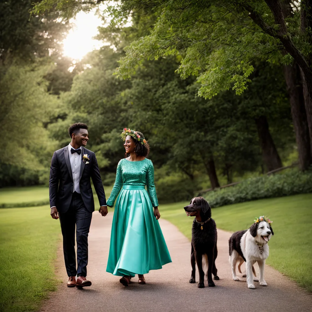 casal jardim cachorro casamento