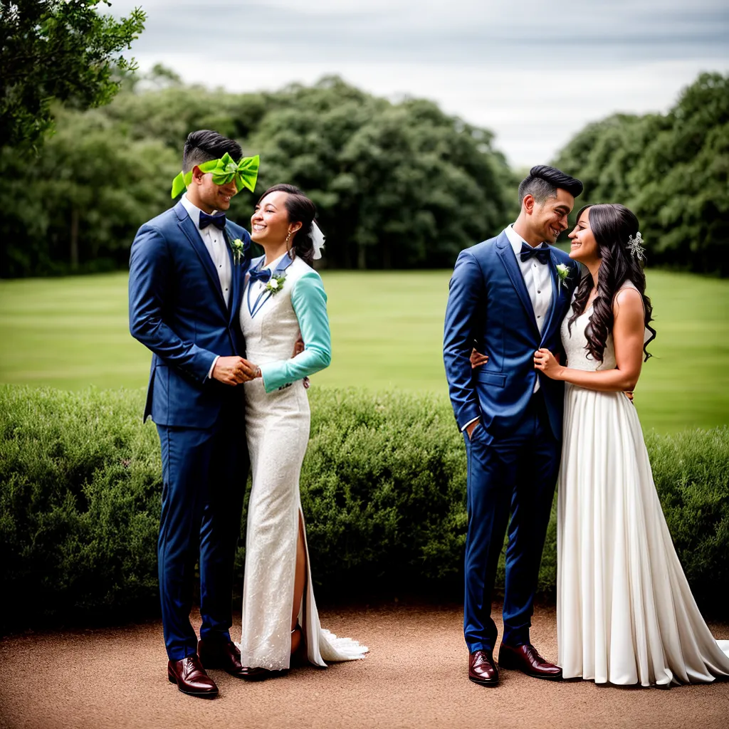 casal casamento ar livre cachorro pet