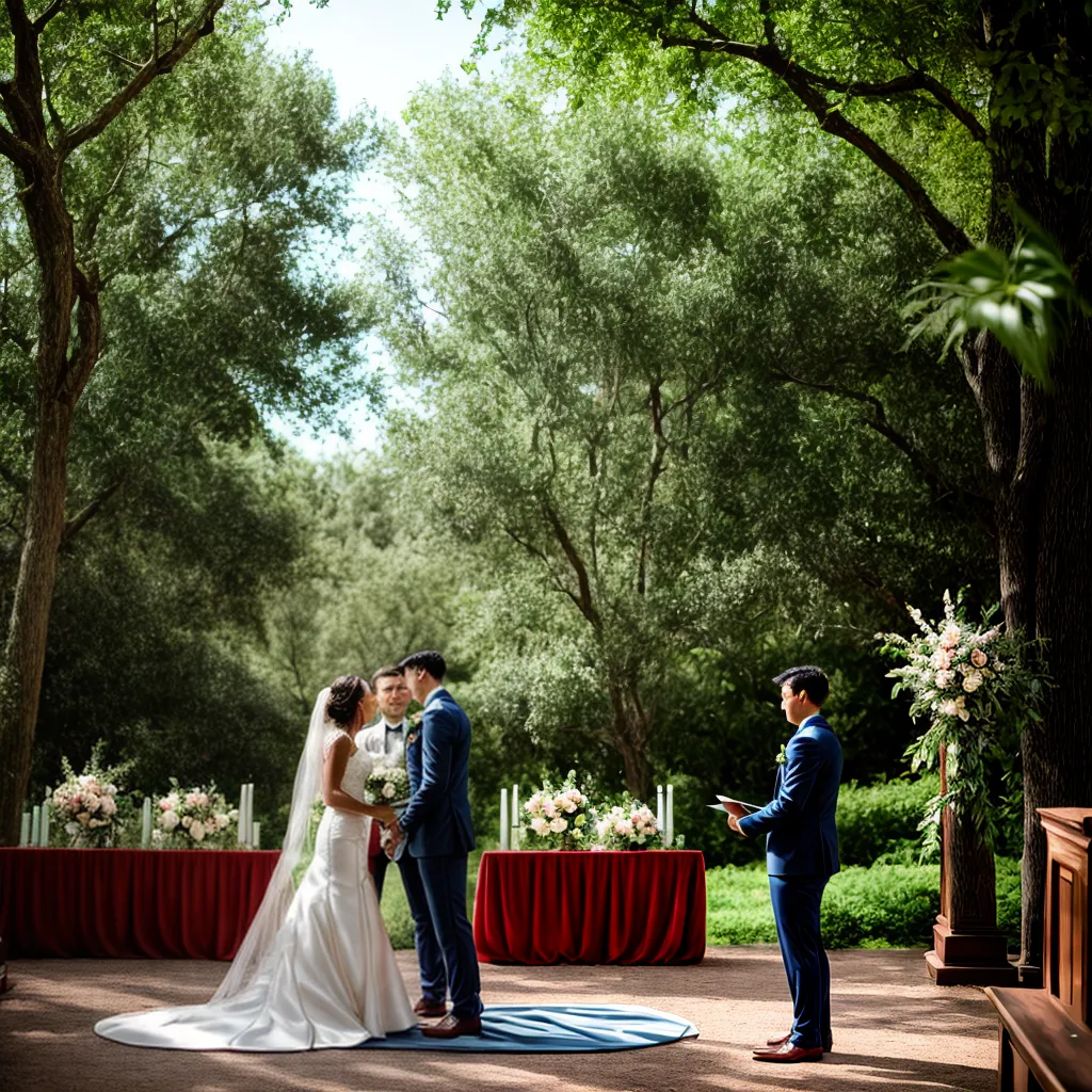 casamento ar livre cerimonia noiva noivo passarinho
