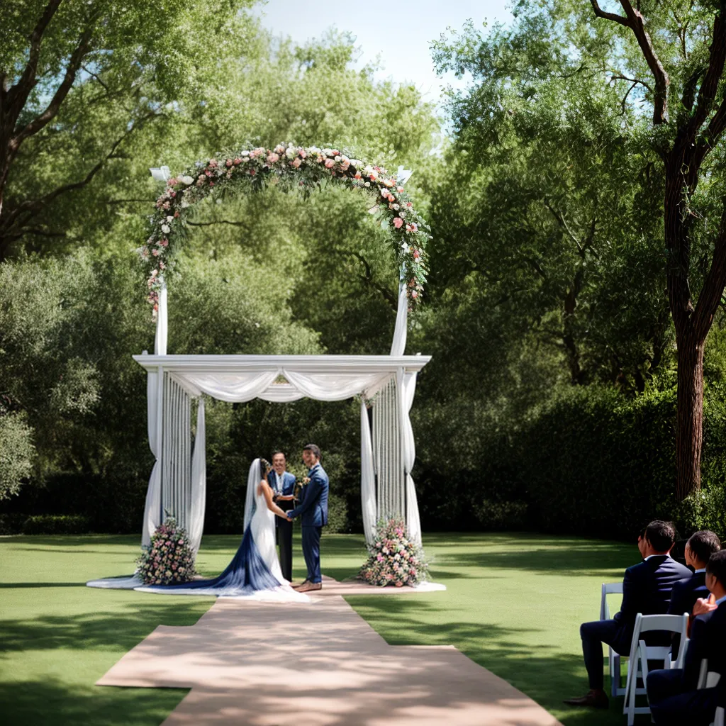 casamento ar livre cerimonia floral