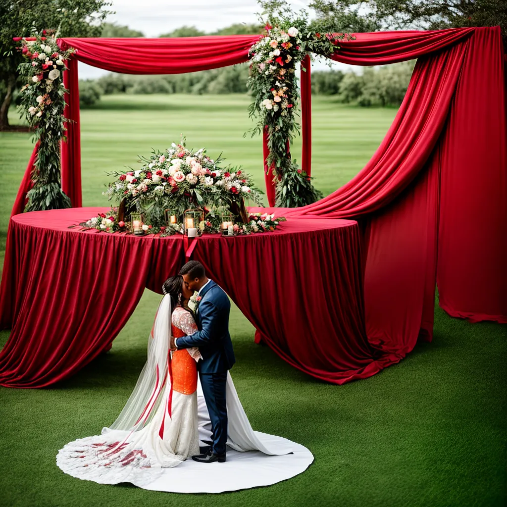 casamento ar livre noiva noivo arco floral gaiola passaro