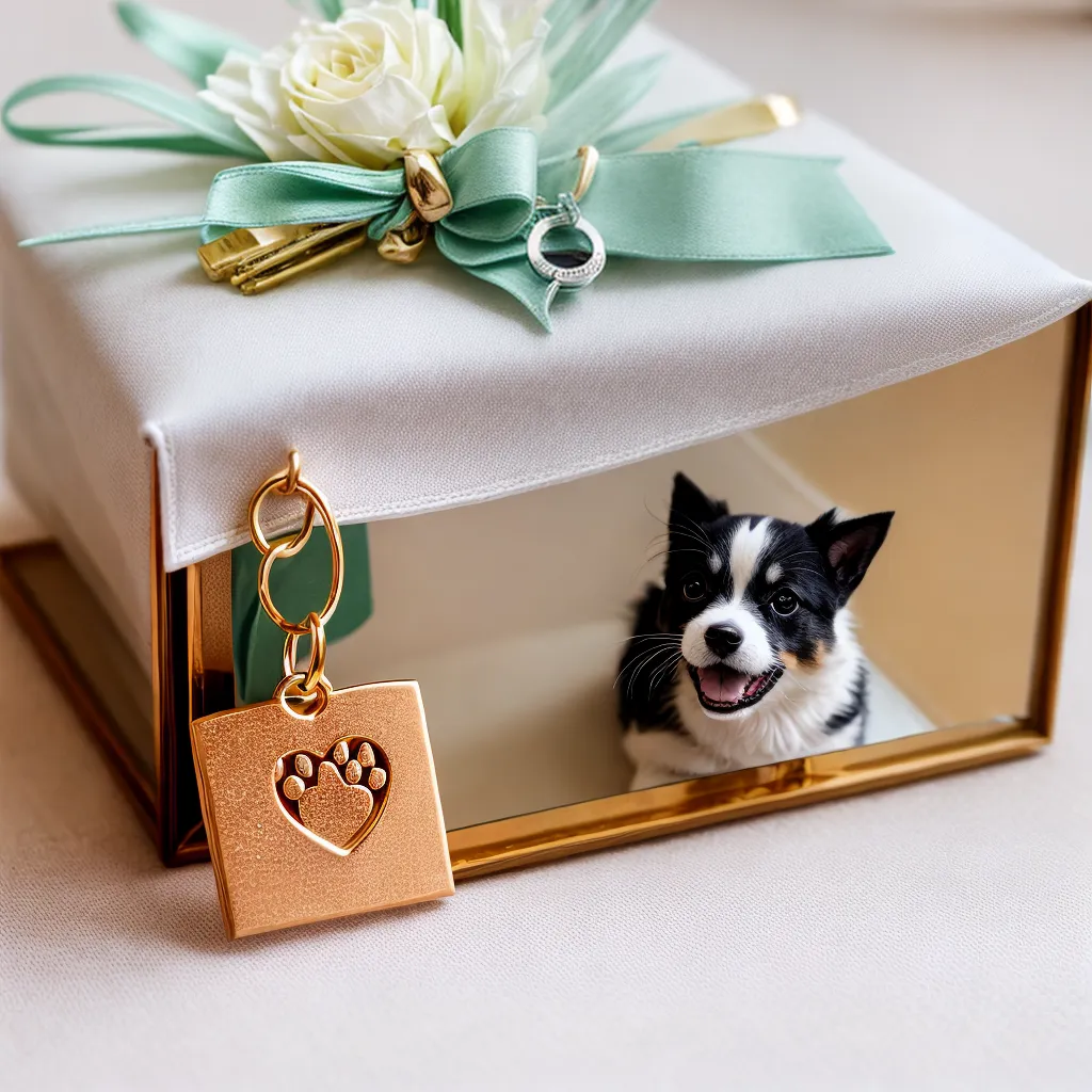 mesa lembrancinhas casamento pet 1