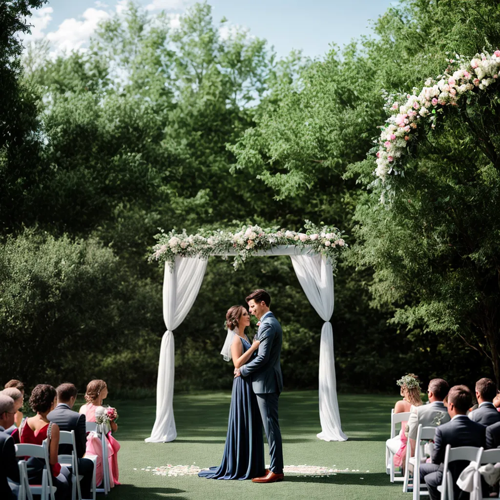 casamento ao ar livre gazebo flores casal coelho