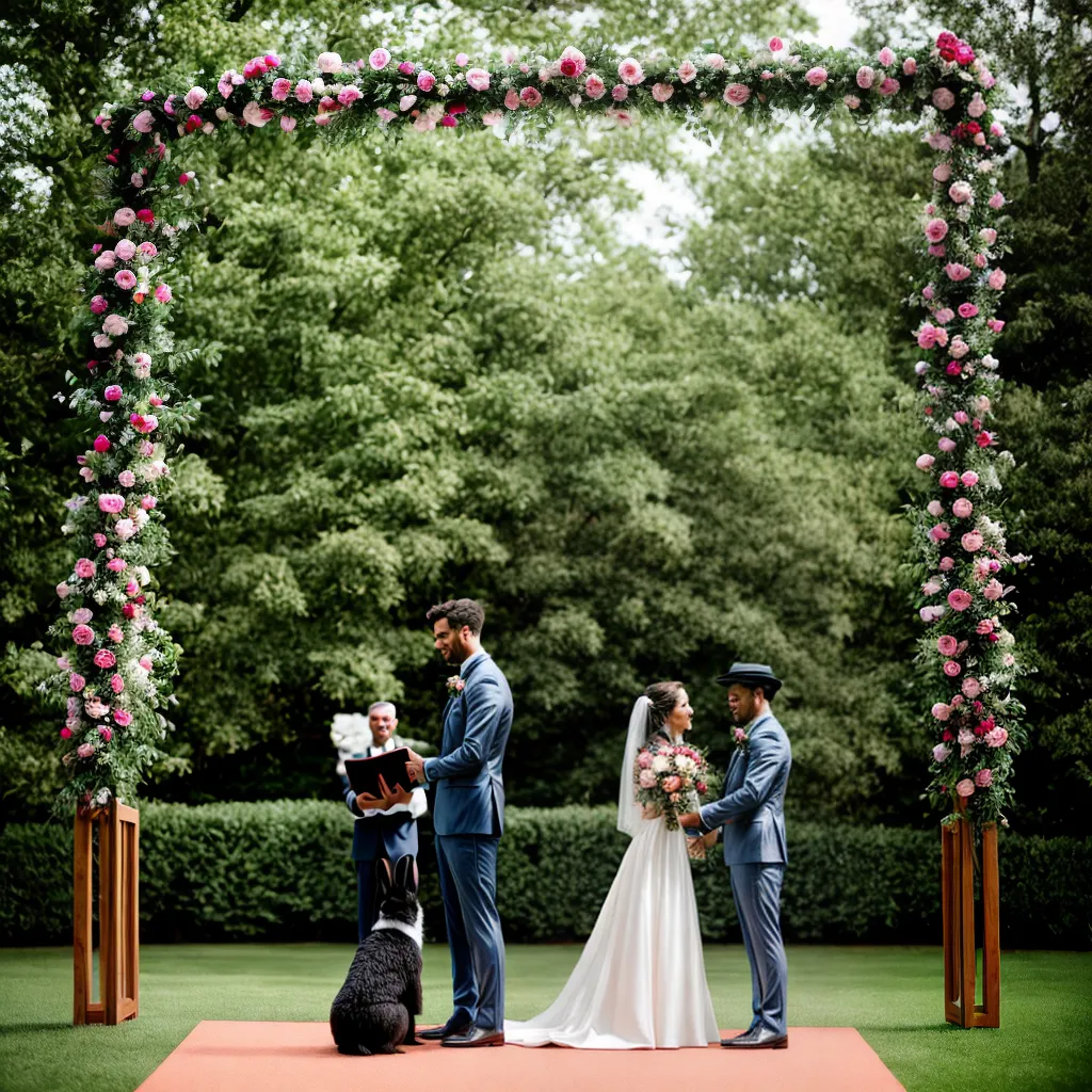 casamento ao ar livre noiva noivo coelho