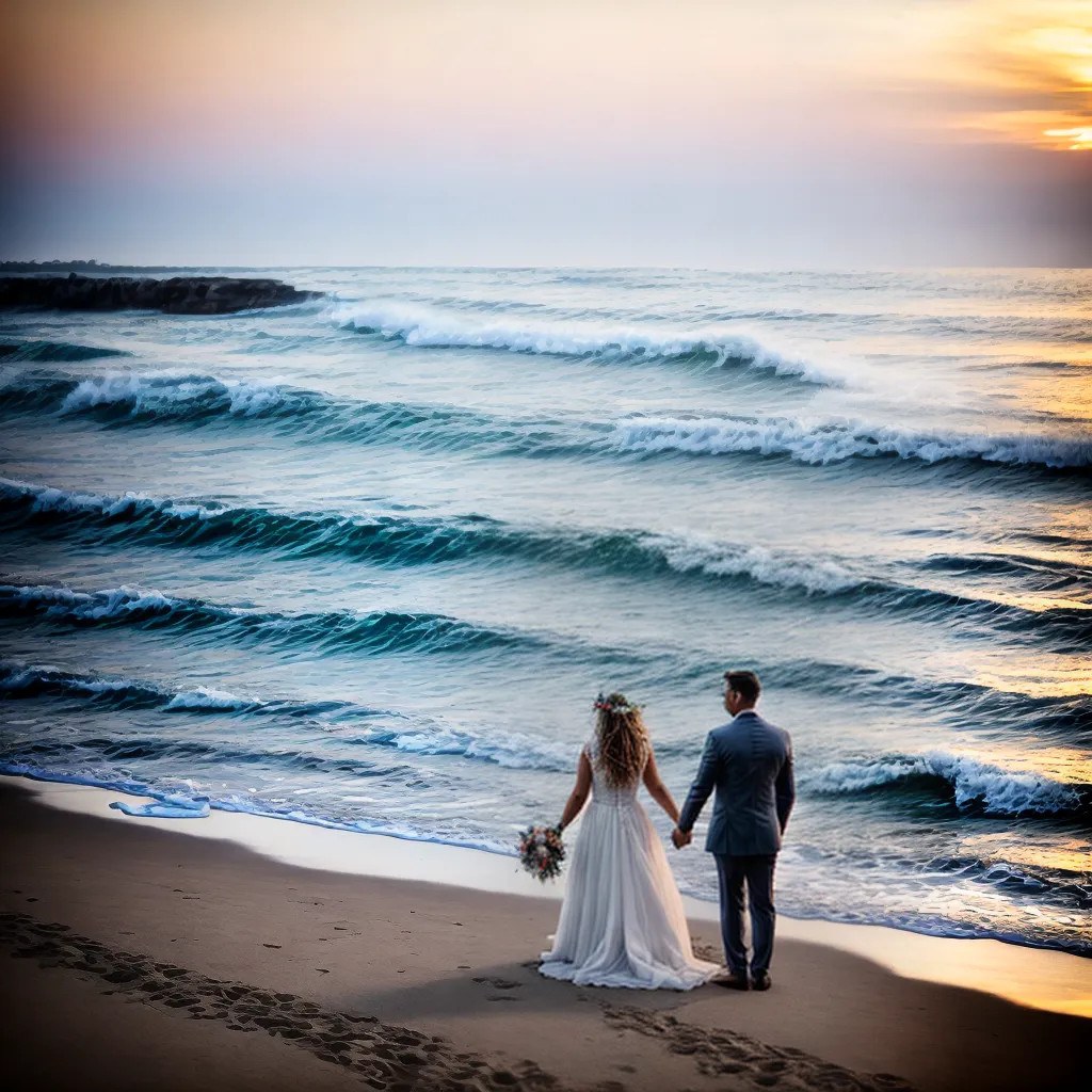 casal praia por do sol votos amor