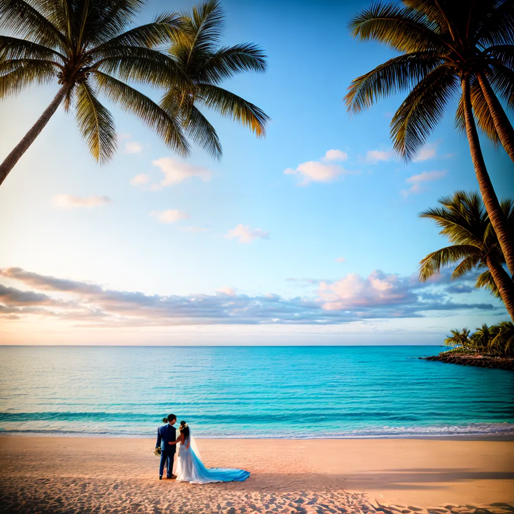 casamento praia por do sol noiva noivo