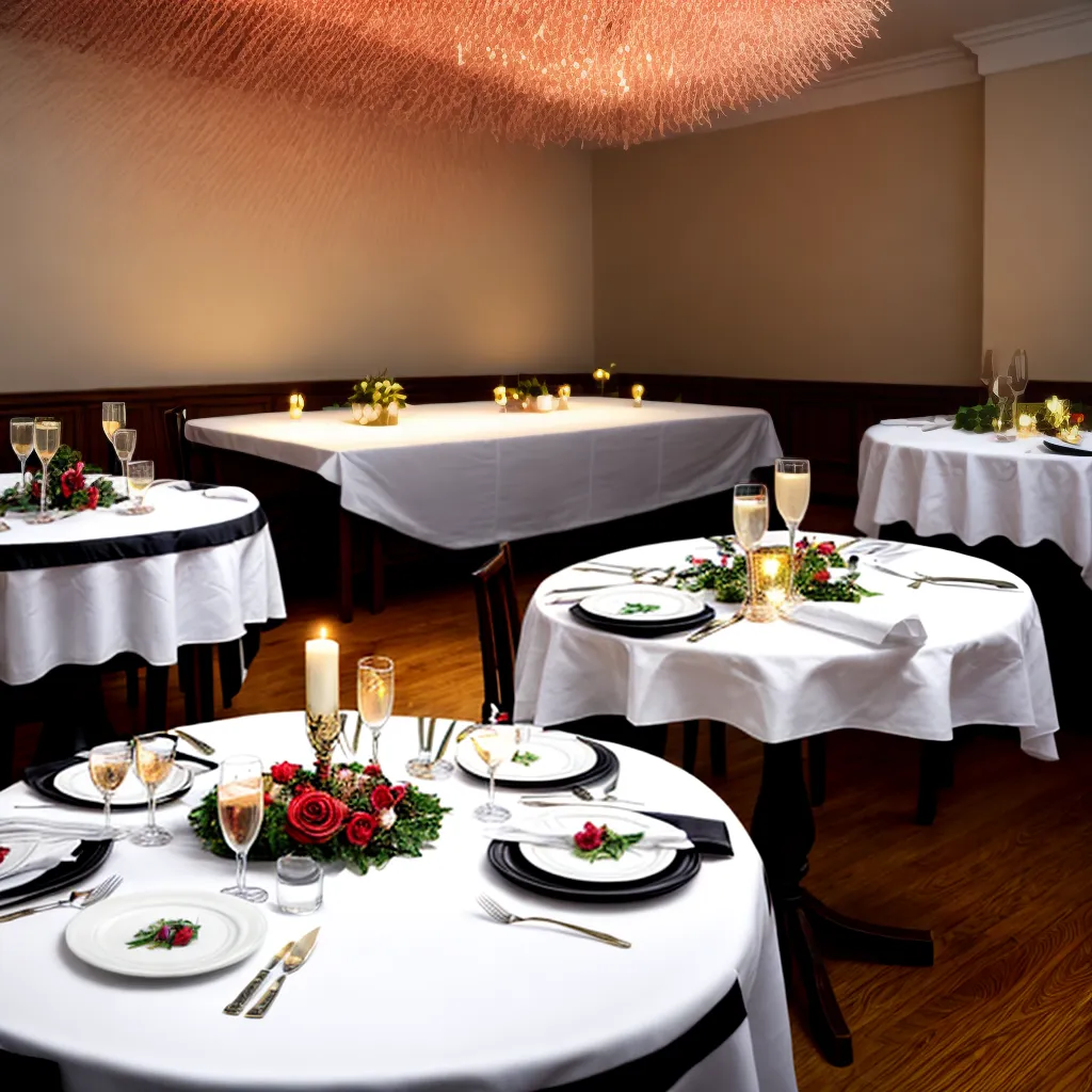 mesa jantar decorada romantica aniversario