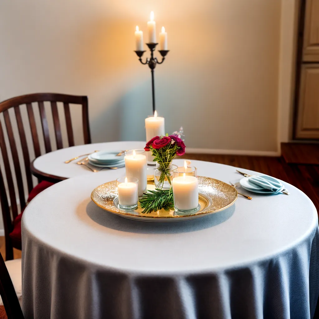 mesa jantar decorada casal romantico