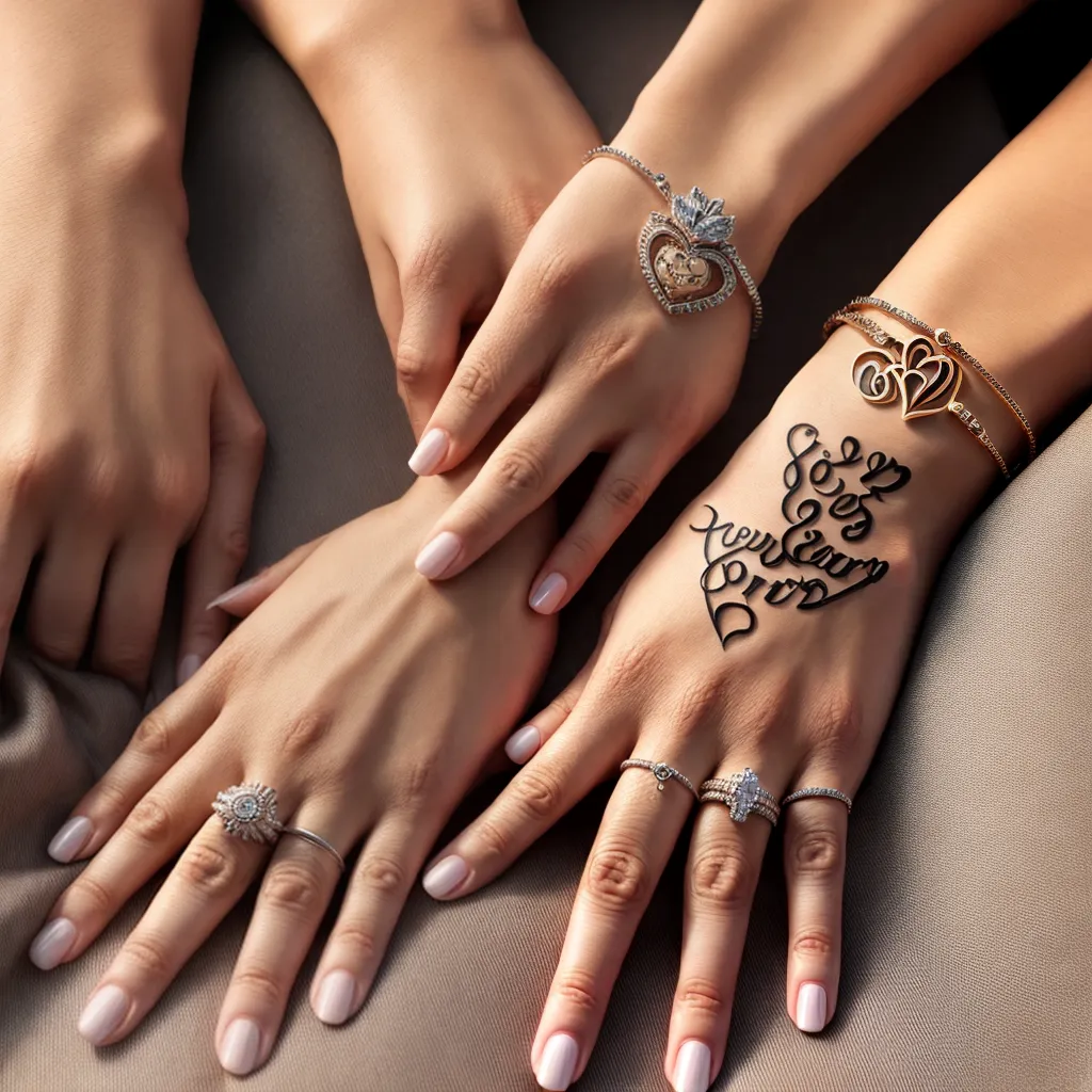 maos casal aliancas tatuagens