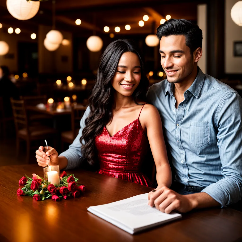 casal jantar romantico surpresa rosas