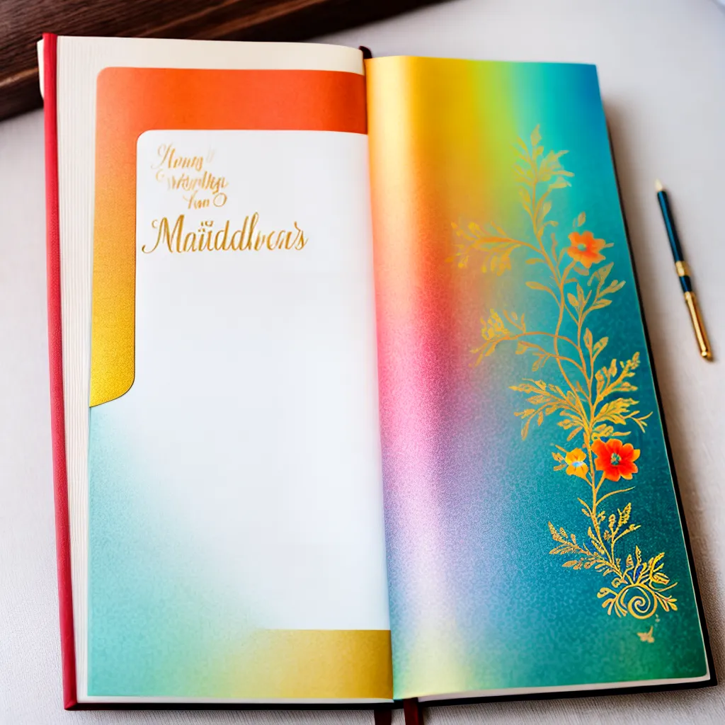 scrapbook colorido casamento romance
