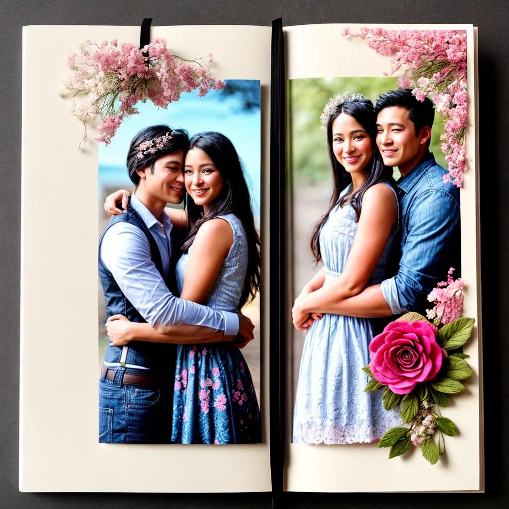 scrapbook fotos memorias casamento