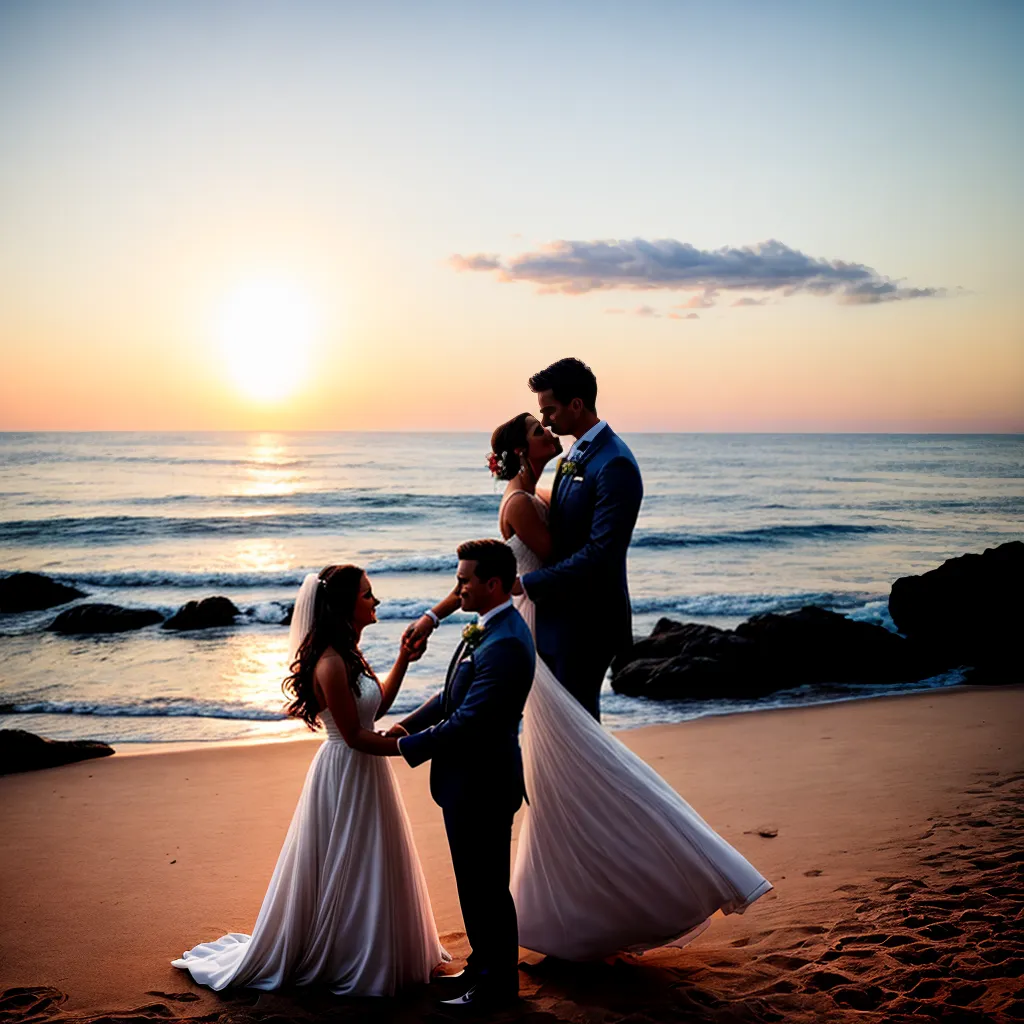 casal praia por do sol amor 4