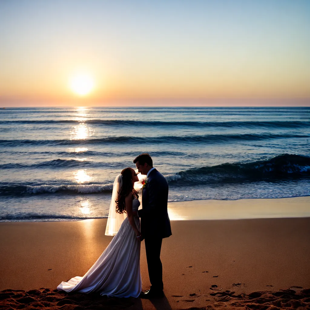 casal praia por do sol votos