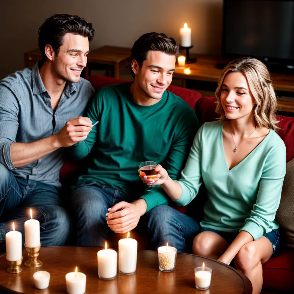 casal sofa luz velas filme romantico
