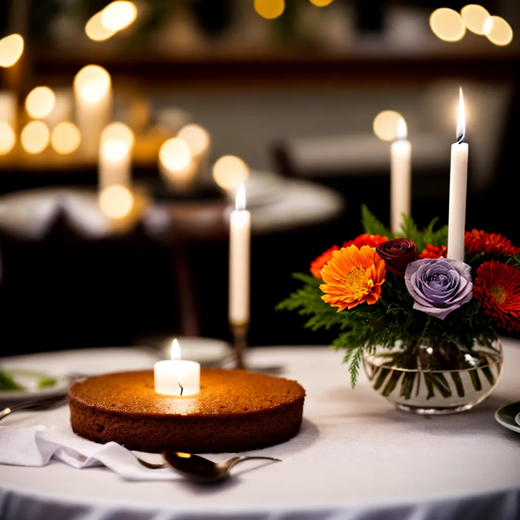 casal mesa decorada aniversario amor