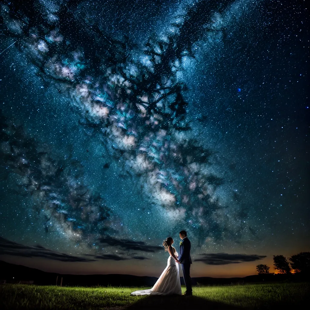 casal ceu estrelado amor constelacoes