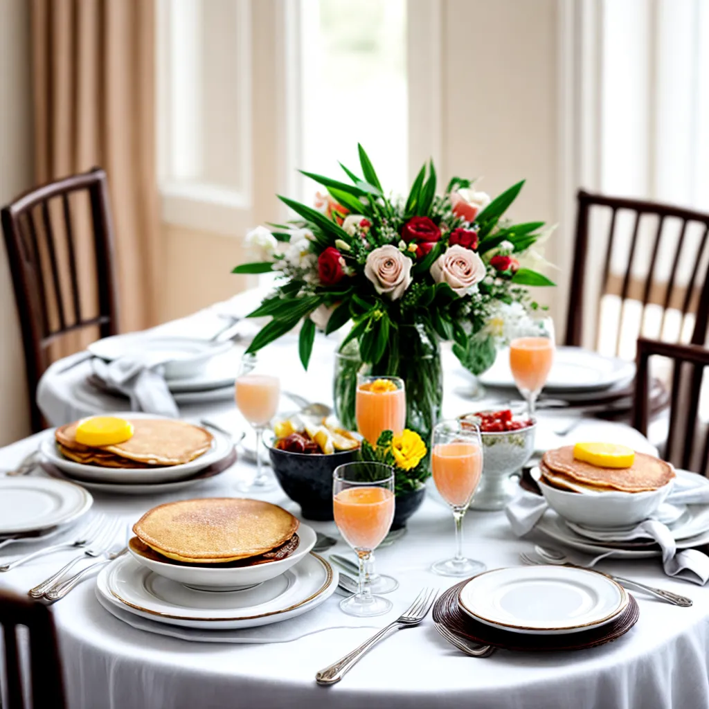mesa brunch casamento comida bebida