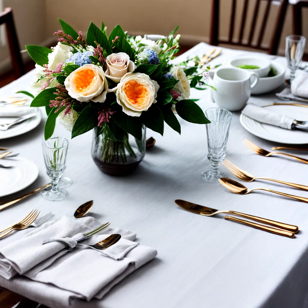 mesa elegante brunch casamento