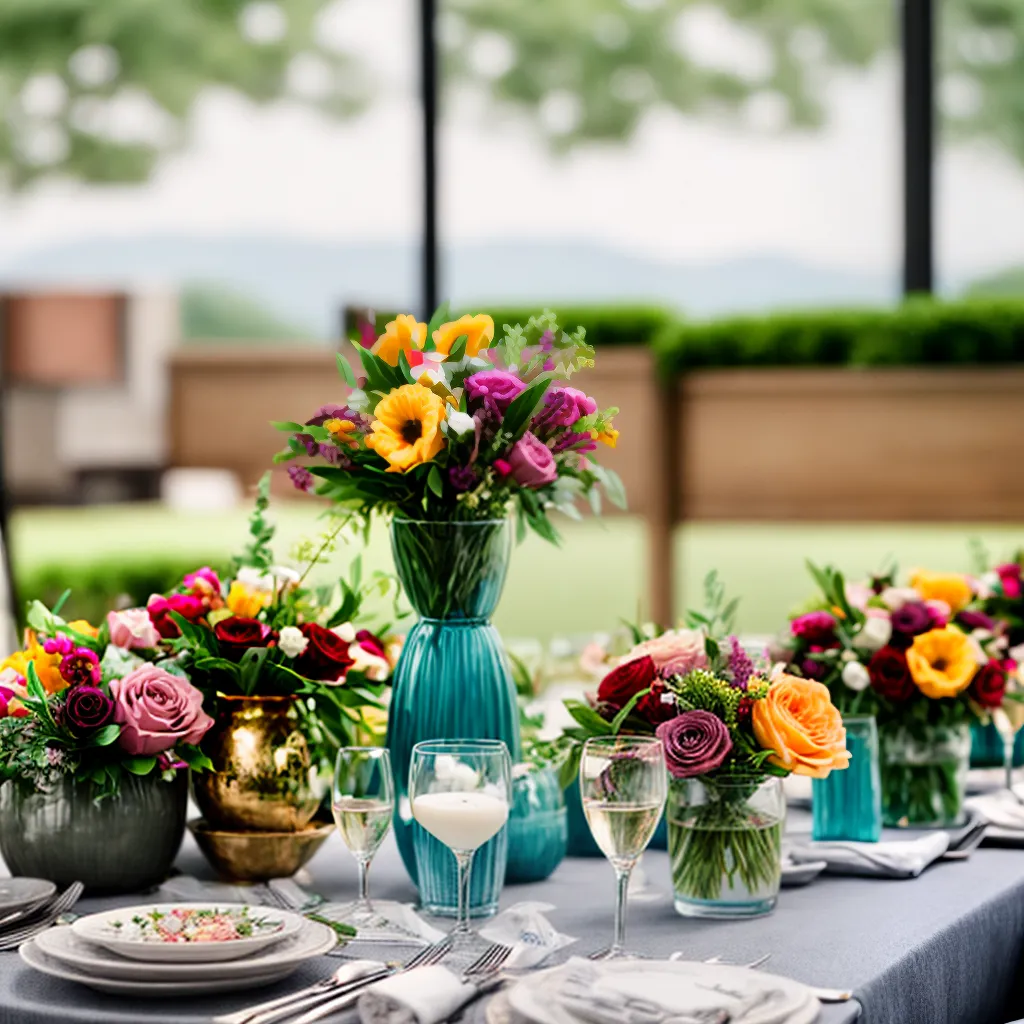 mesa casamento brunch flores convidados
