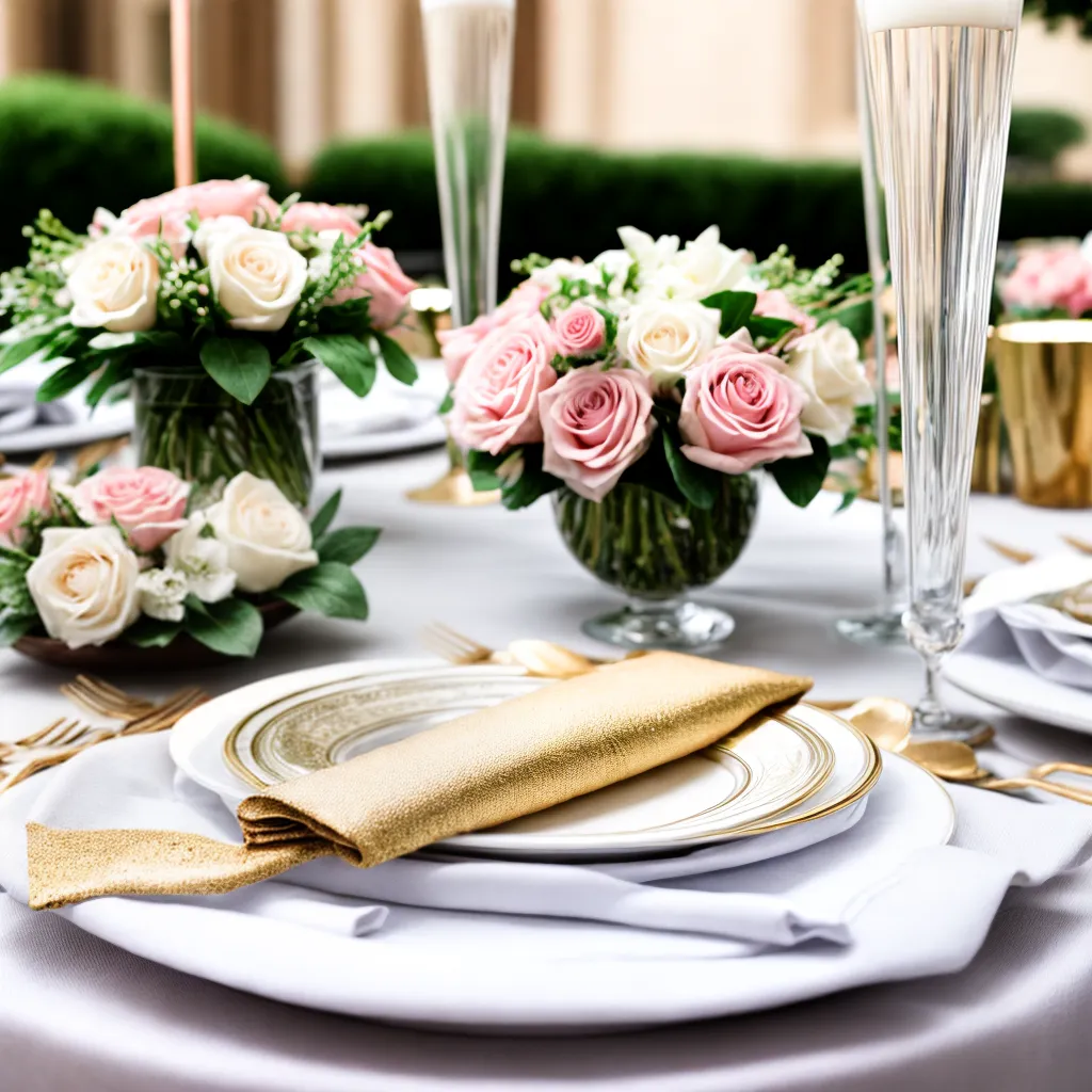 mesa casamento brunch elegante floral