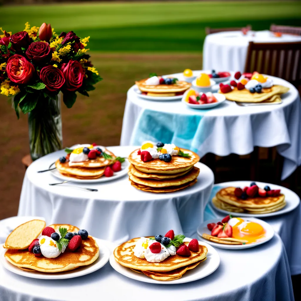 mesa brunch casamento elegante