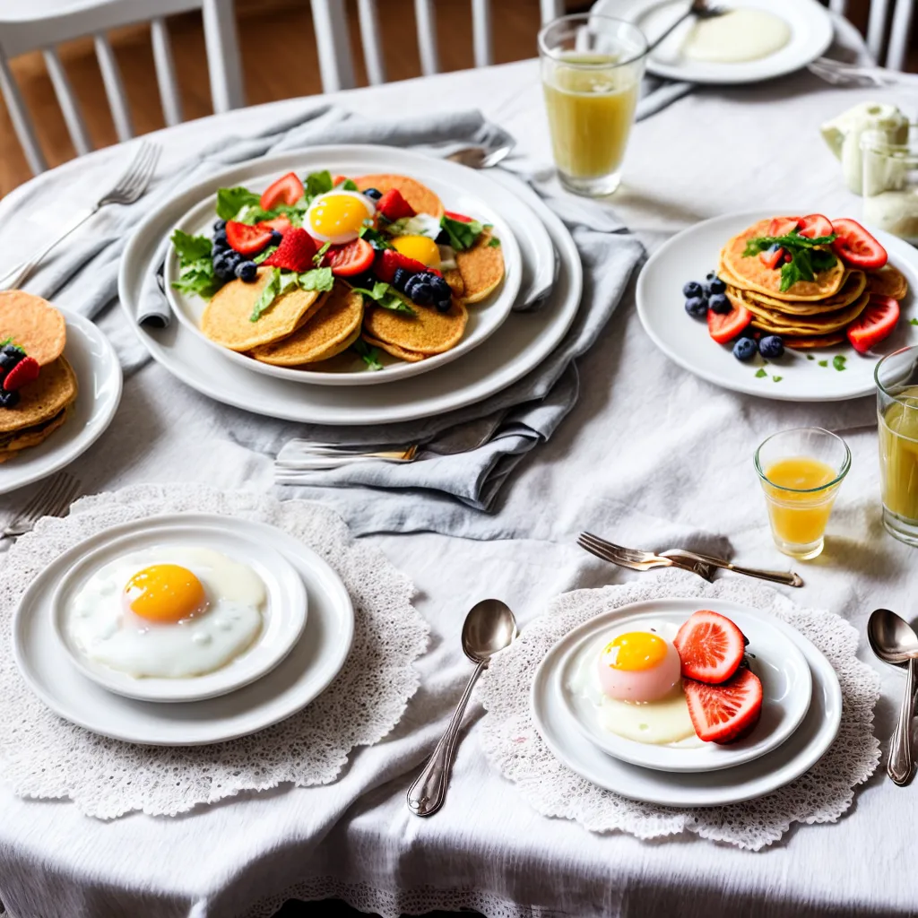 mesa brunch flores familia