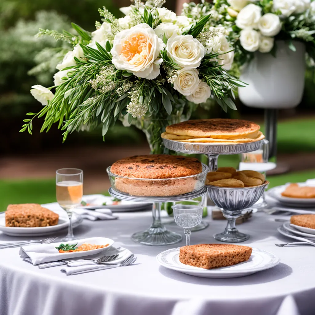 mesa casamento brunch comida bebida
