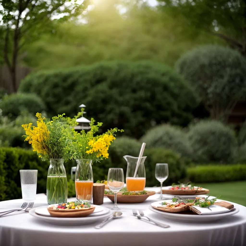 mesa jardim sustentavel casamento brunch