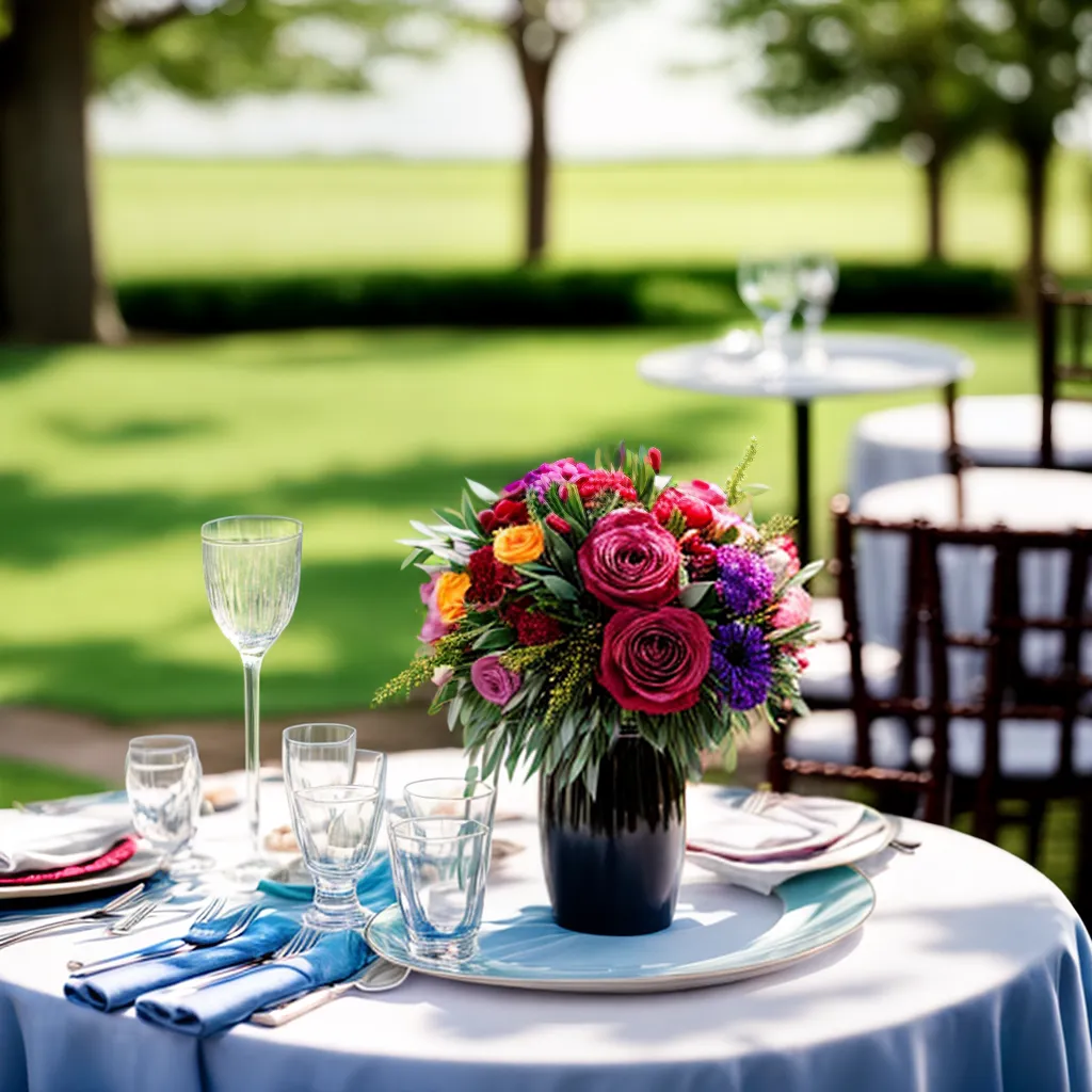 mesa brunch casamento flores musica