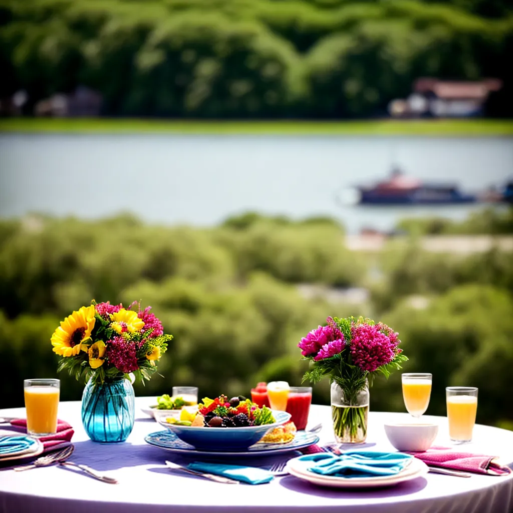 mesa brunch casamento flores musica 1