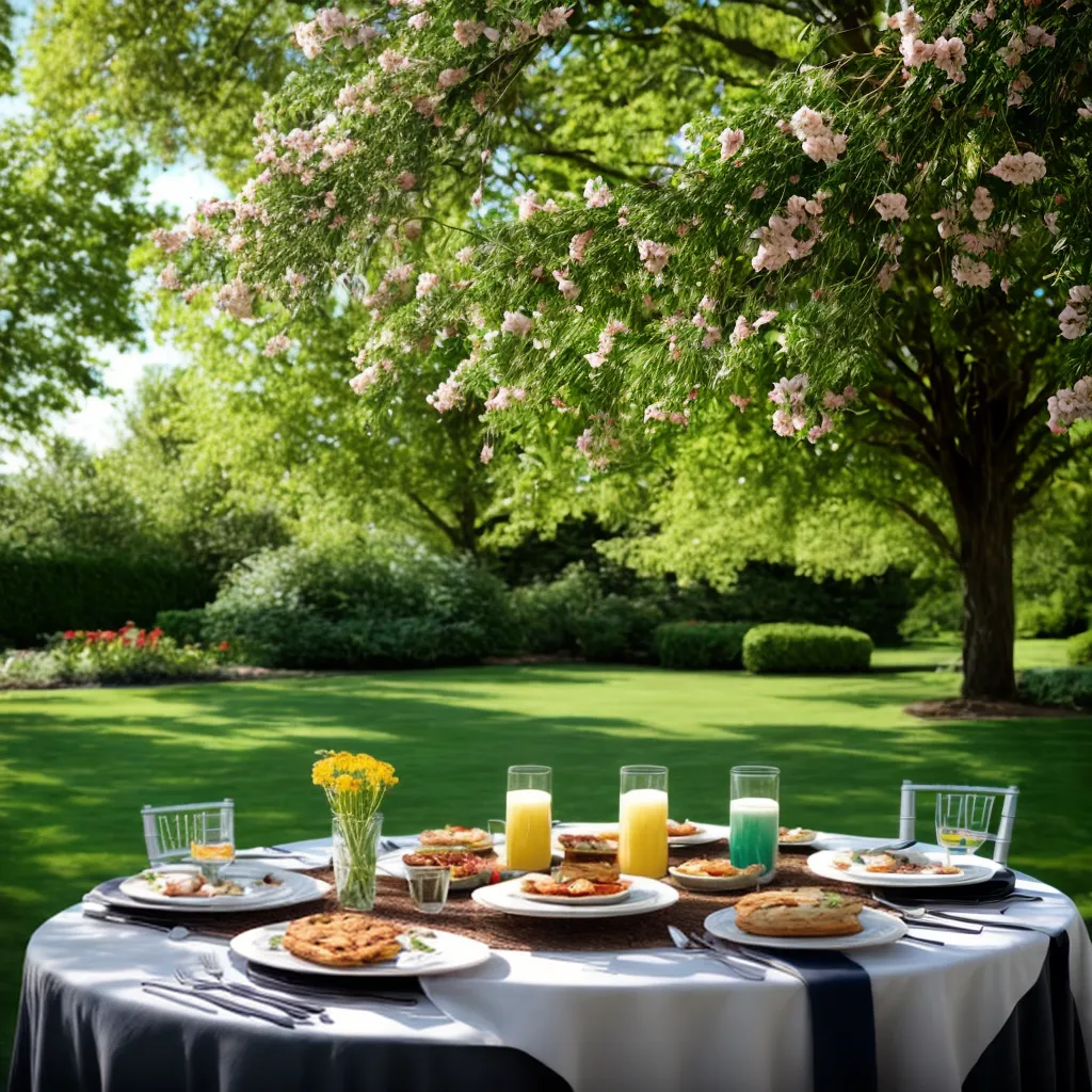 mesa jardim brunch casamento intimo