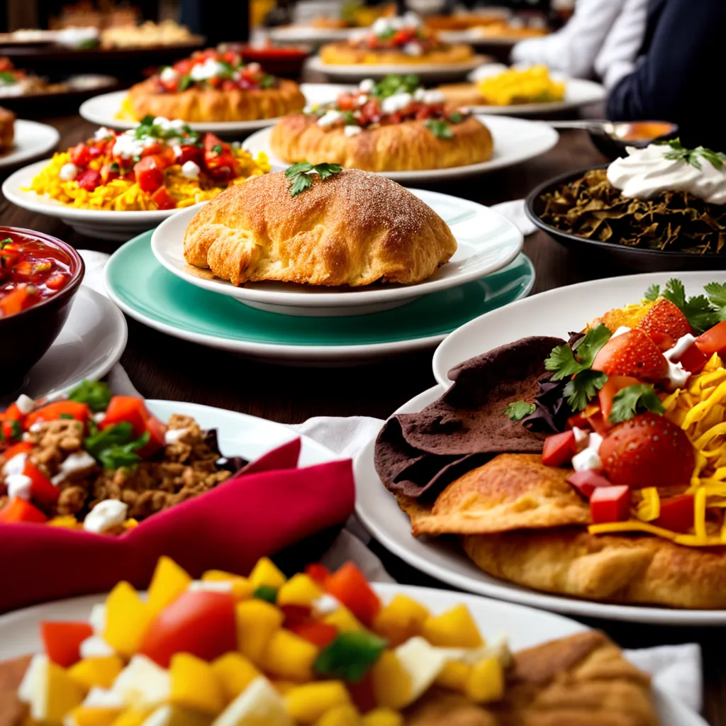 mesa brunch internacional culinaria casamento