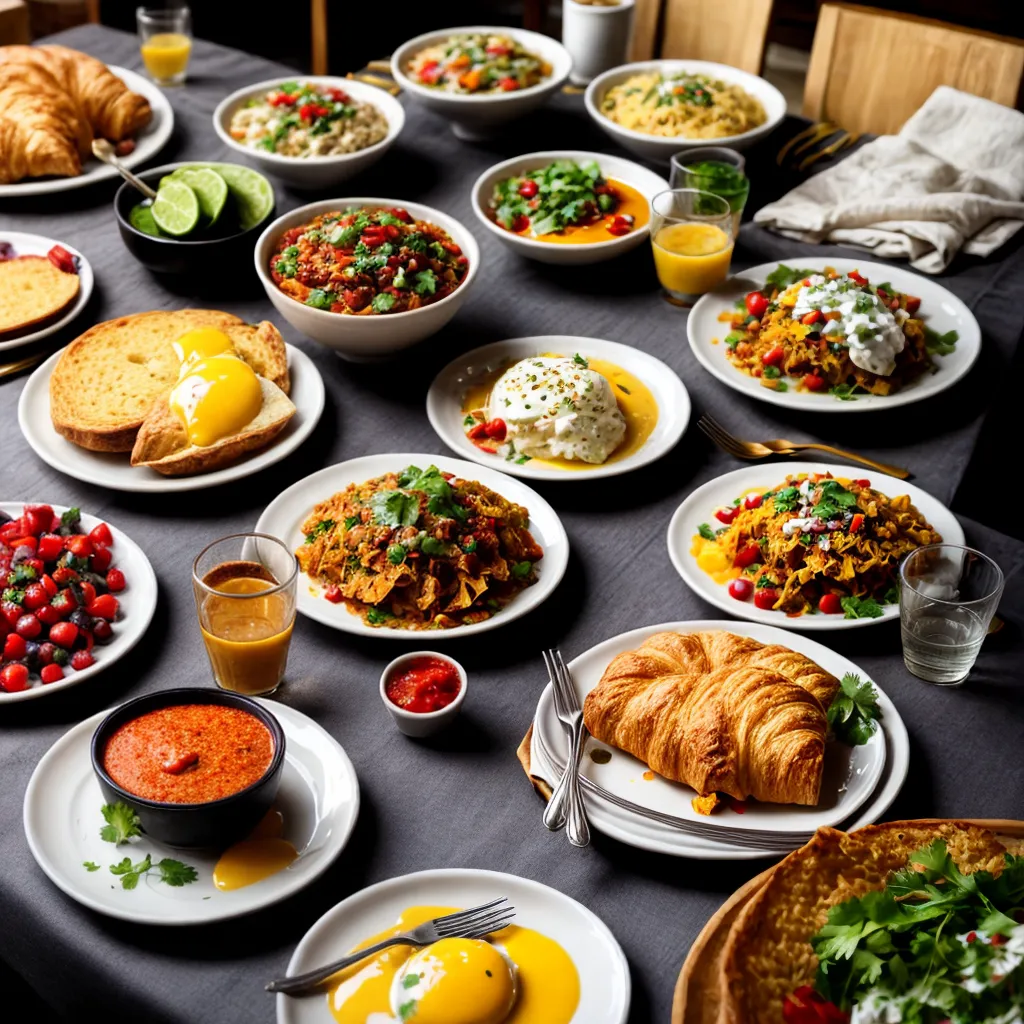 mesa brunch internacional sabores casamento
