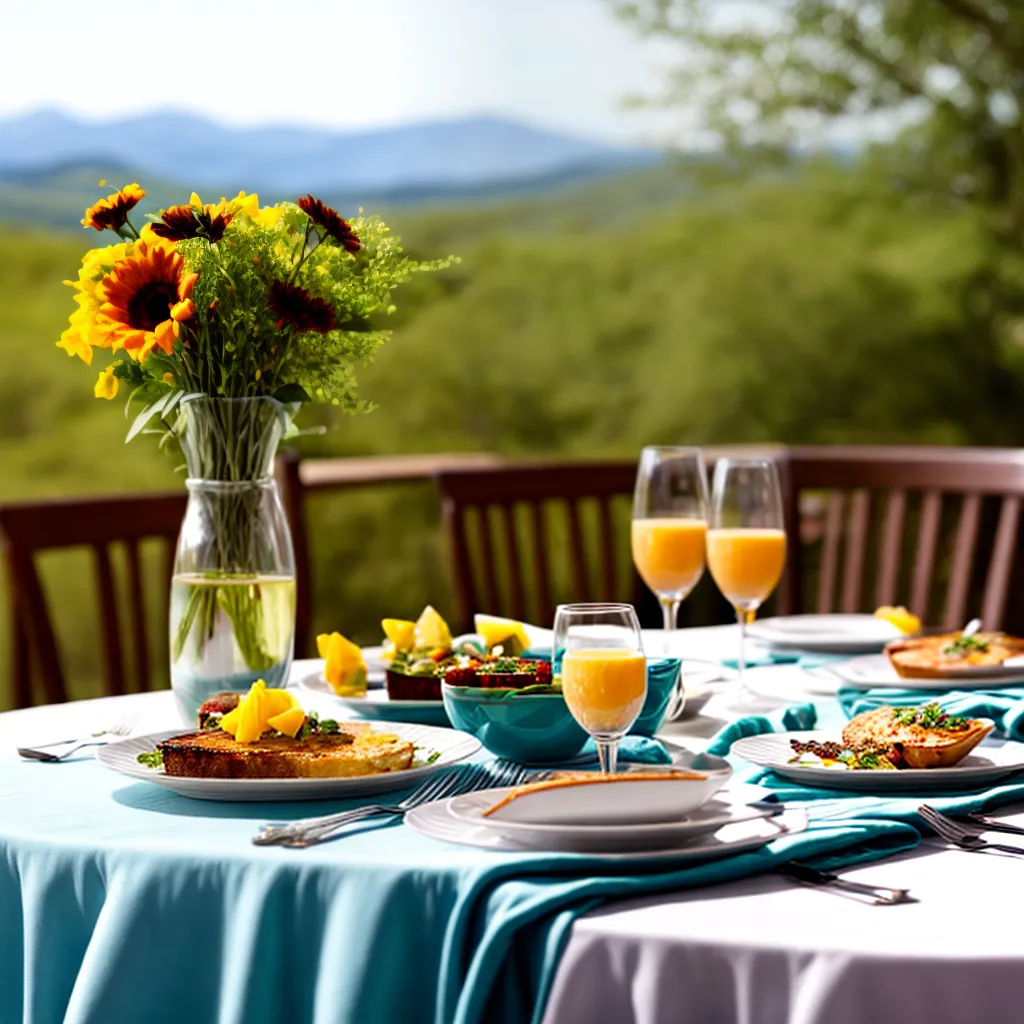 mesa brunch flores conversa casamento