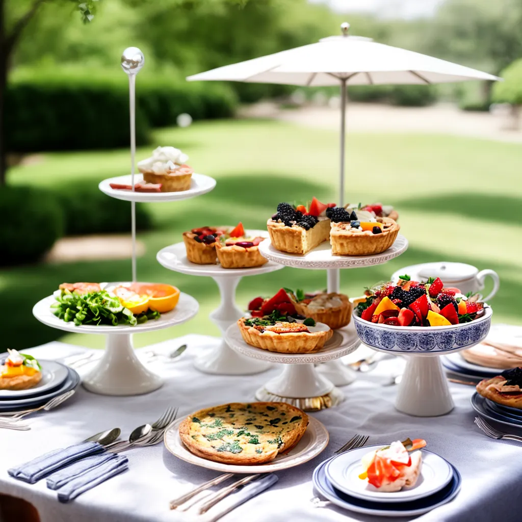 mesa brunch casamento floral 1