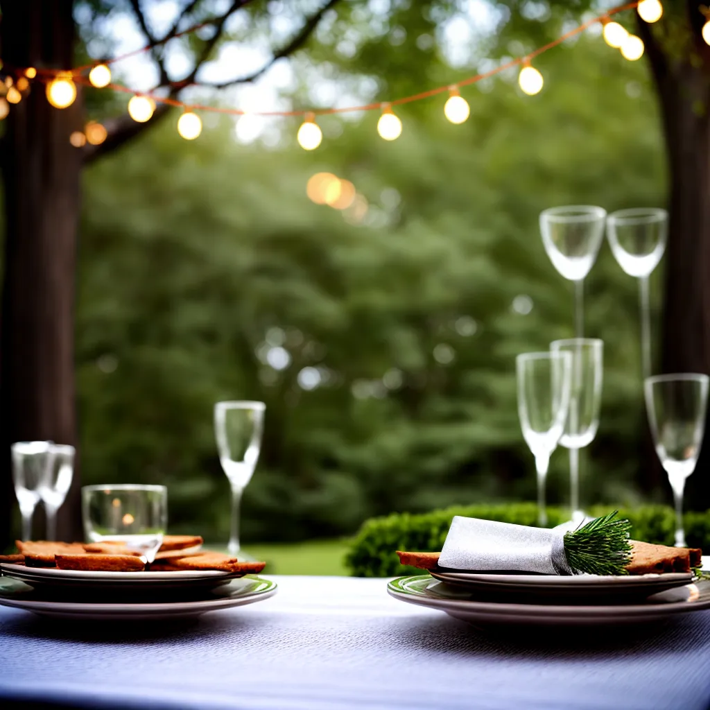 casamento brunch ao ar livre mesa rustica 2