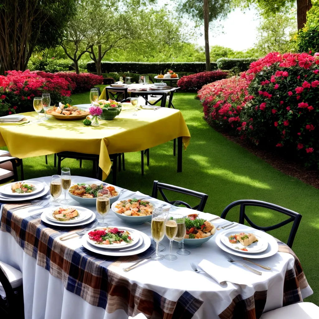 mesa jardim brunch familia