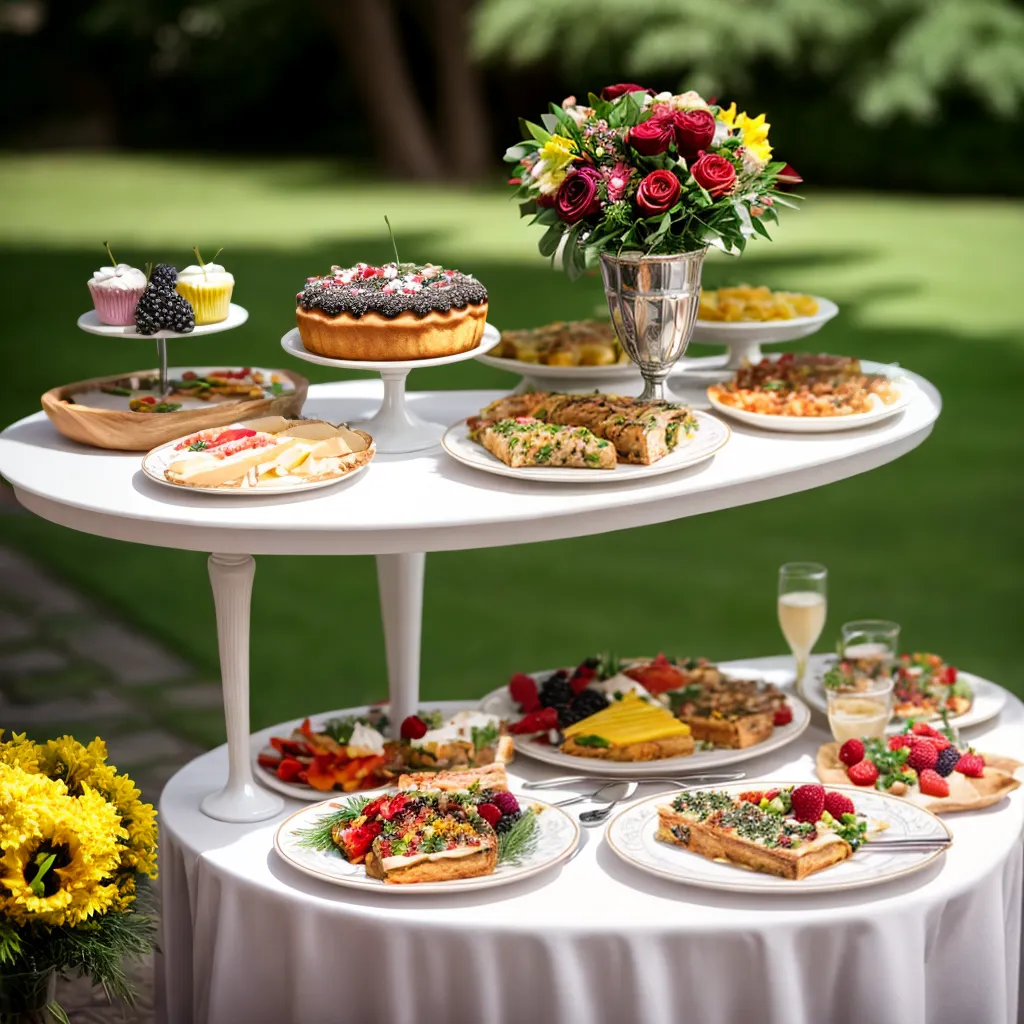 mesa casamento brunch comida floral 1