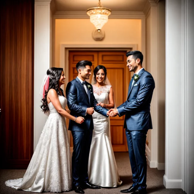 casamento noiva noivo olhares felicidade