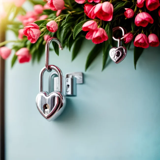 amor flor lock luz casamento