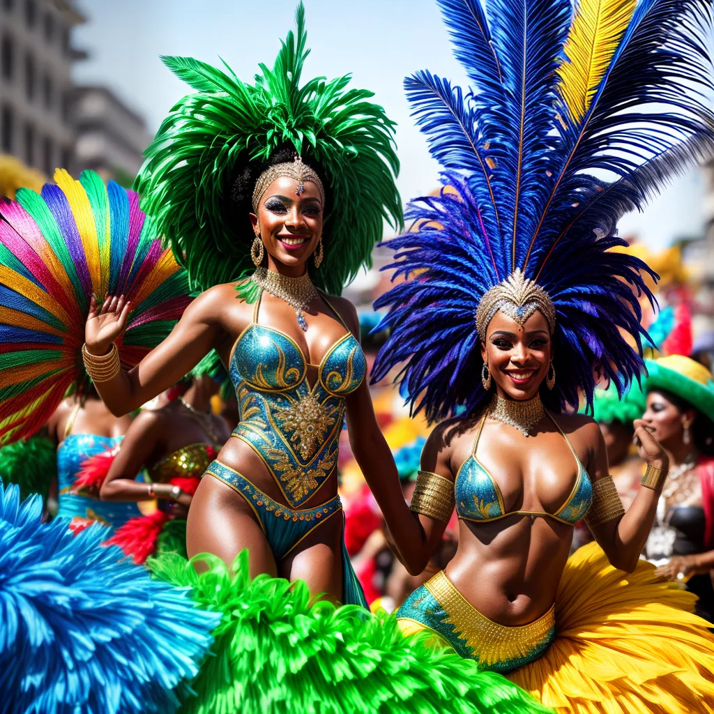 carnaval brasil desfile fantasias iconicas